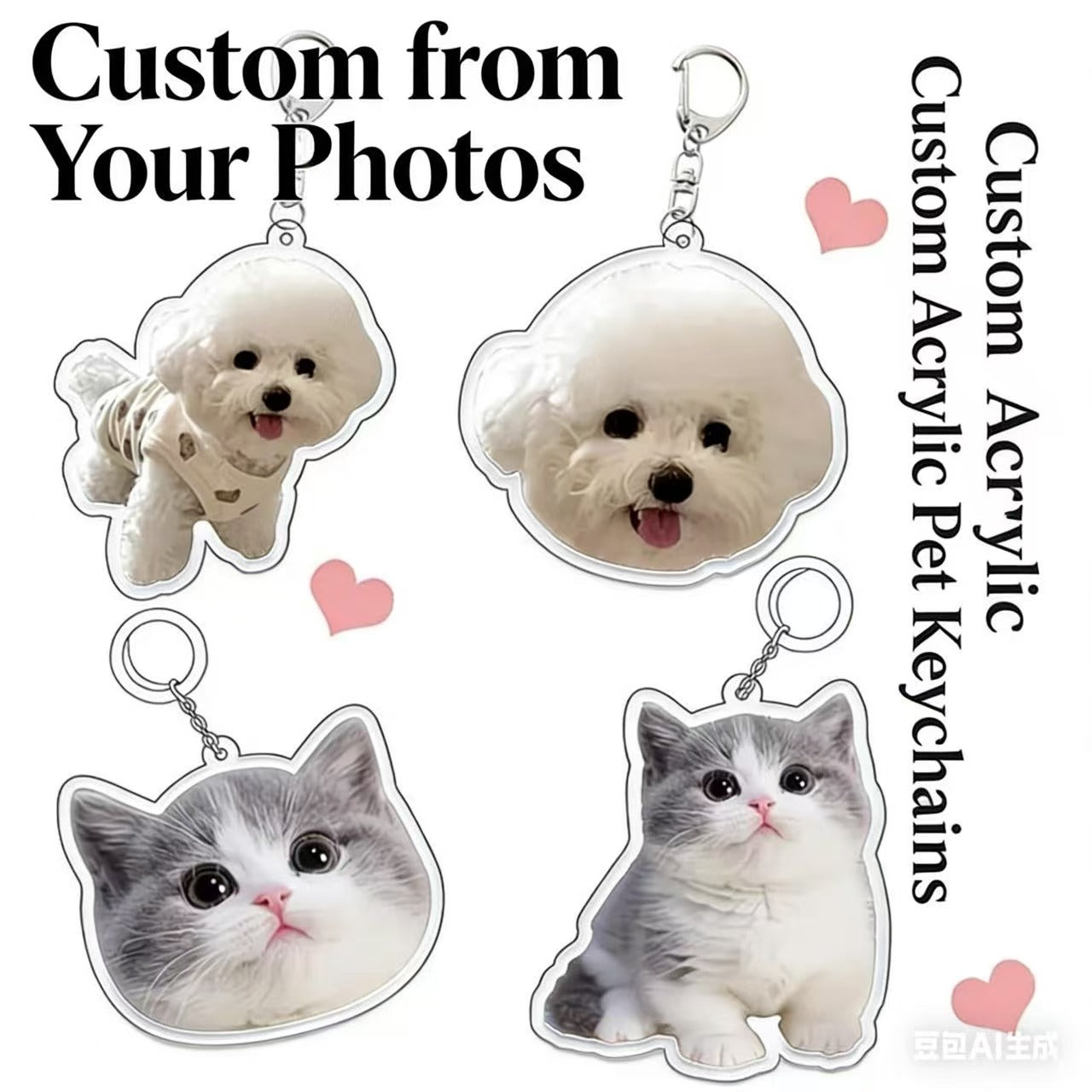 custom keychain DIY (% deposit to start the project)